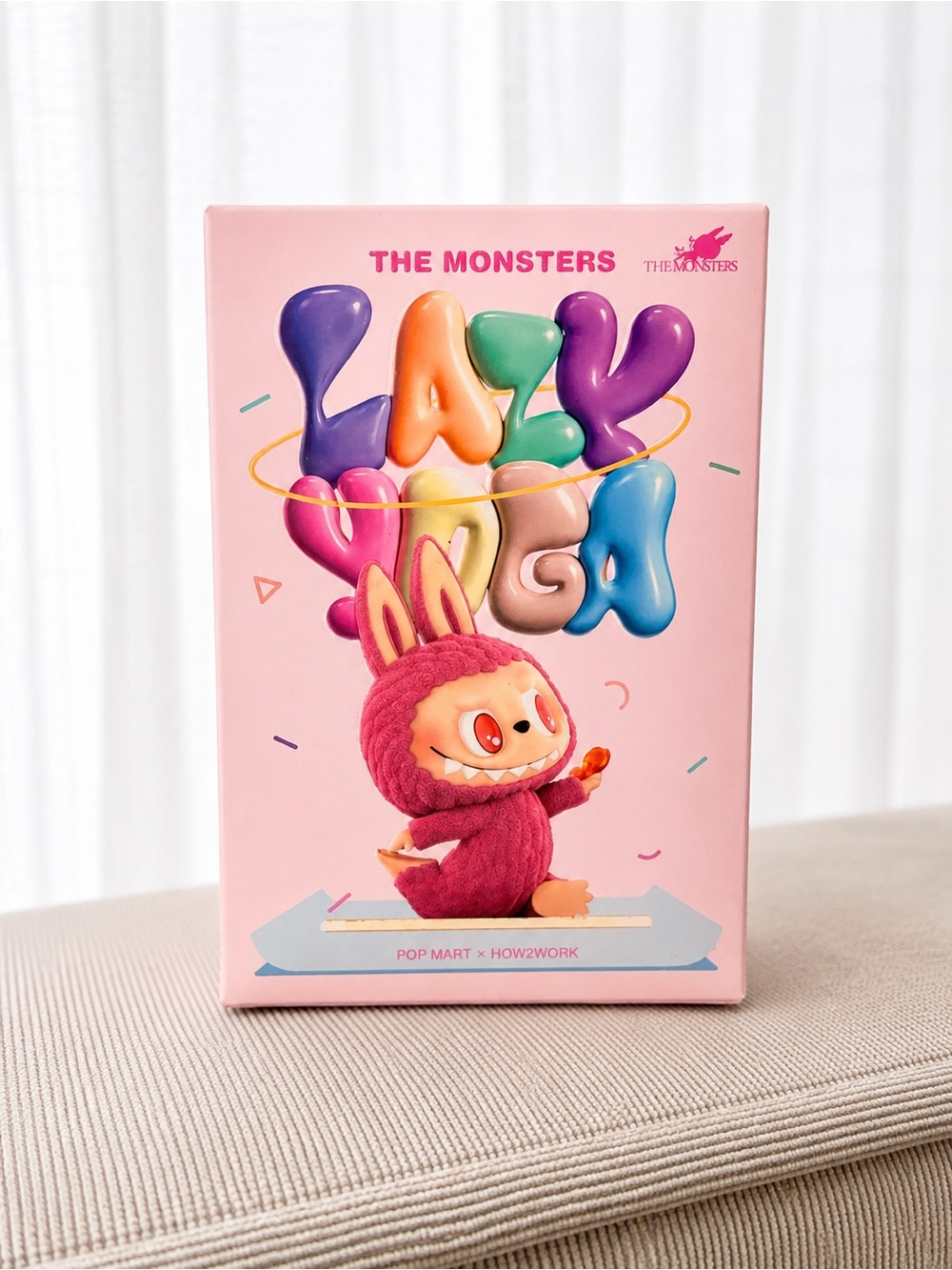 Labubu The Monsters Lazy Vega Pink Plush Collectible confirmed “confidence”